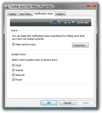 Notification Icons Disappear Windows 7